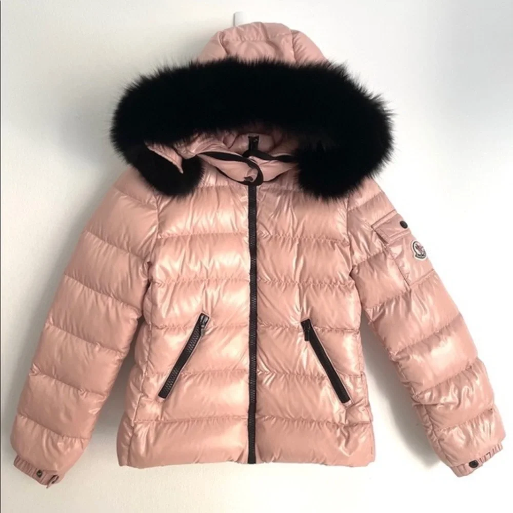Moncler kids rose pink puffer jacket - Picture 1 of 9